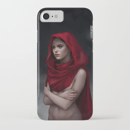 Doves and ravens iPhone Case