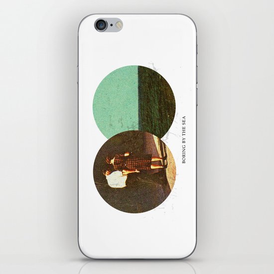 Boring by The Sea | Collage iPhone & iPod Skin