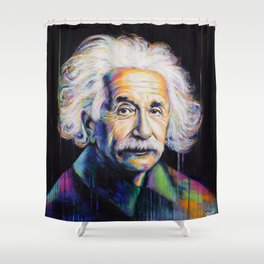 Albert Einstein Shower Curtain