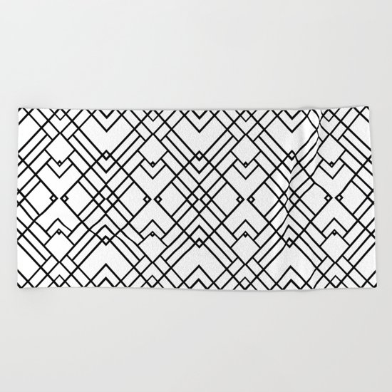 Map 20 Beach Towel