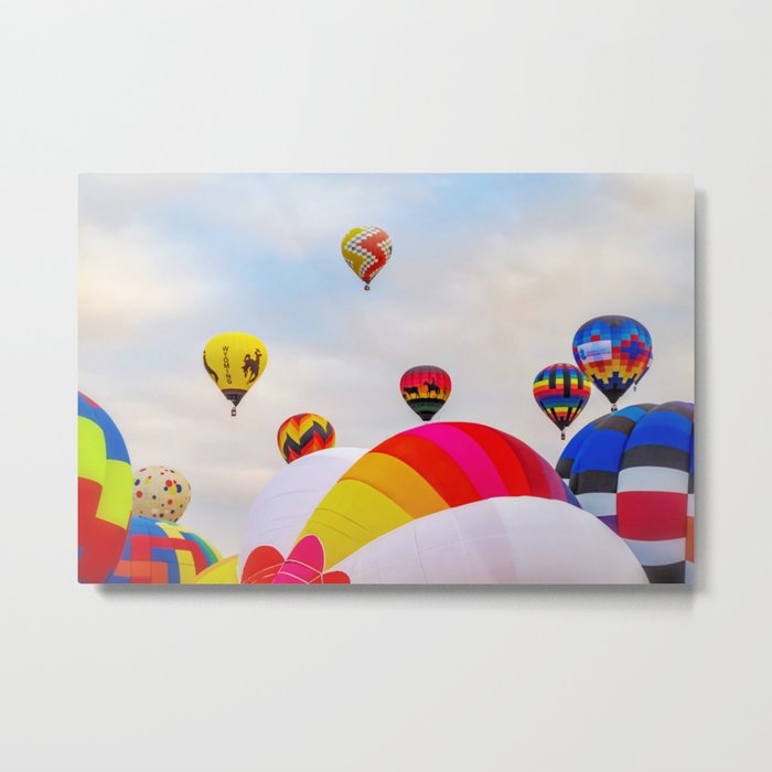 Hot Air Balloons Metal Print
