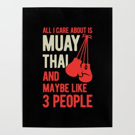 Funny Muay Thai Poster