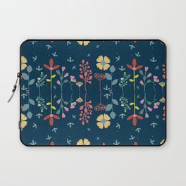 Flowers in the midnight sky Laptop Sleeve