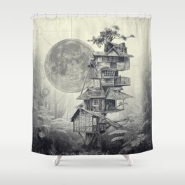Treehouse Shower Curtain