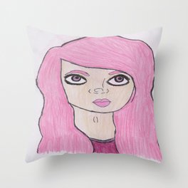 Beauty Teen Throw Pillow