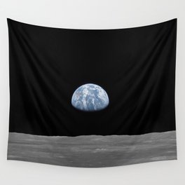 Nasa picture 48: The Earth from Moon. Wall Tapestry