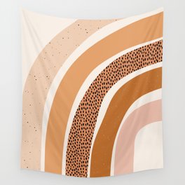 Earth Color Rainbow Wall Tapestry