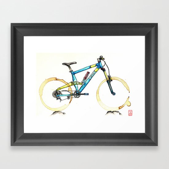 Coffee Wheels #14 Framed Art Print