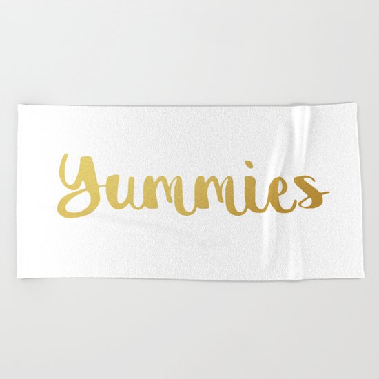 Yummies Beach Towel
