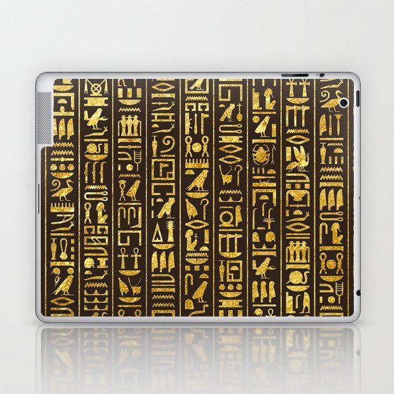 Gilded Hieroglyphs Laptop & iPad Skin