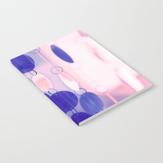 GLAM CIRCLES #Soft Pink/Blue #1 Notebook