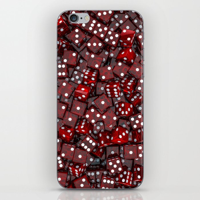 Red dice iPhone Skin