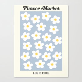 flower market / more fleurs Canvas Print