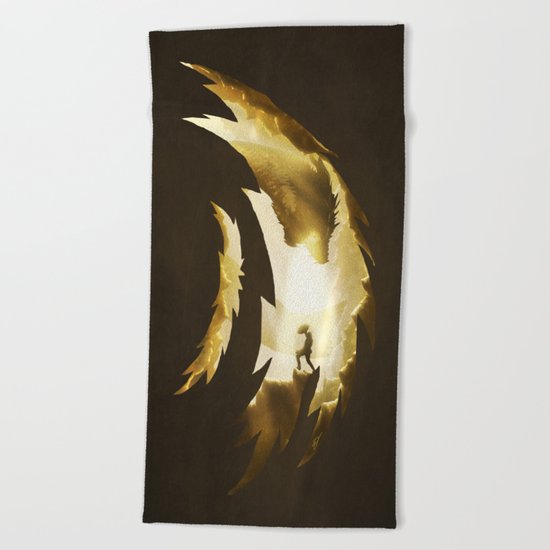 Hunter versus Prey Beach Towel
