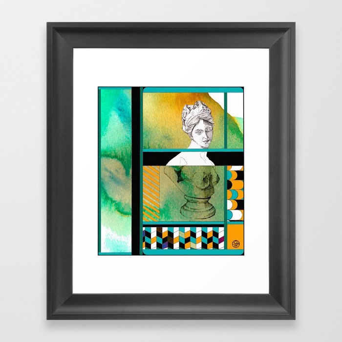 Venus Green Framed Art Print