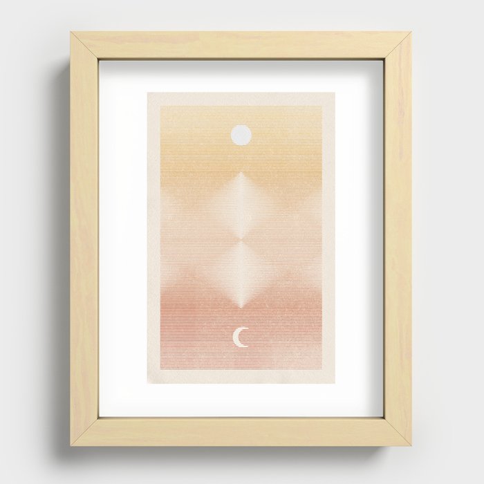 Rising Moon | 2 Recessed Framed Print