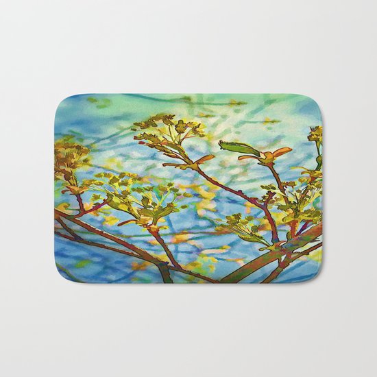 Budding Branches Bath Mat