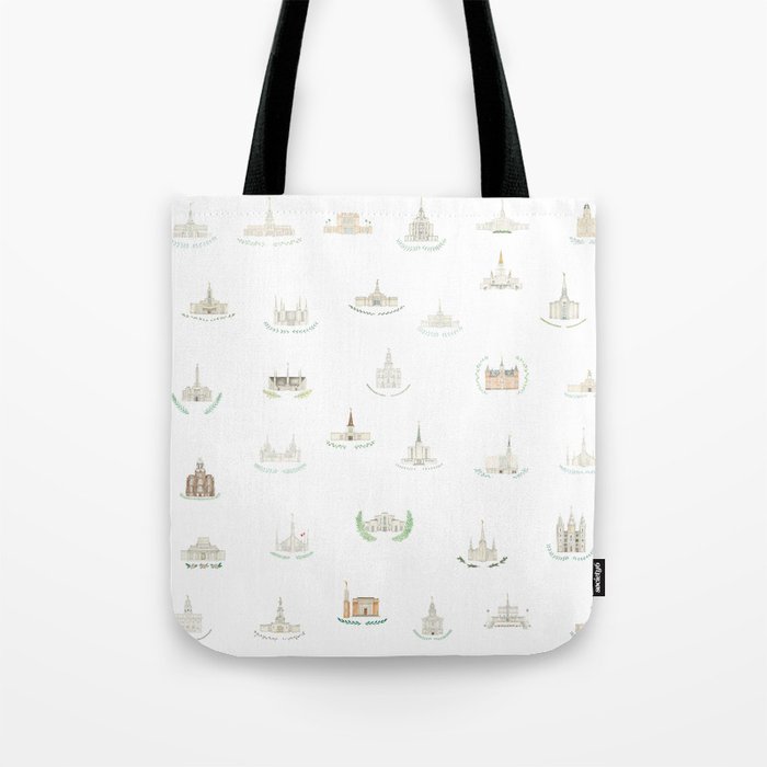LDS Temples Tote Bag