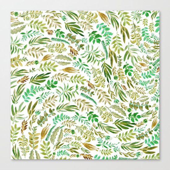 green wave Canvas Print