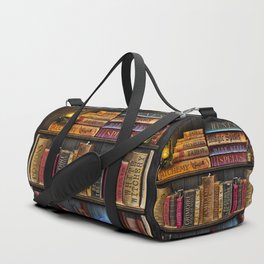 White Witchery Book Nook Duffle Bag