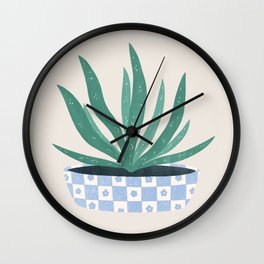 houseplant in a dish Wall Clock