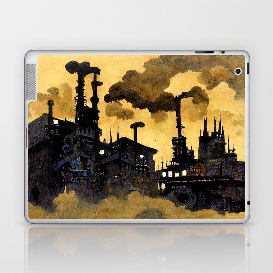 A world enveloped in pollution Laptop & iPad Skin