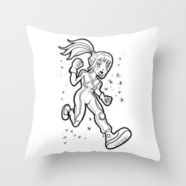Chihiro Space Artwork Throw Pillow