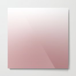 Dusty Rose Gradient Color Metal Print | Stylish, Simple, Rosegold, Decor, Bedroom, Colors, Home, Trendy, Pattern, Pink 