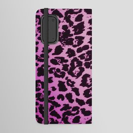 Animal print purple Android Wallet Case