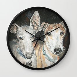 Cuddly Canines Wall Clock