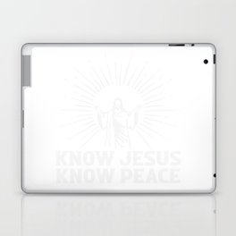 Know Jesus Know Peace Laptop Skin