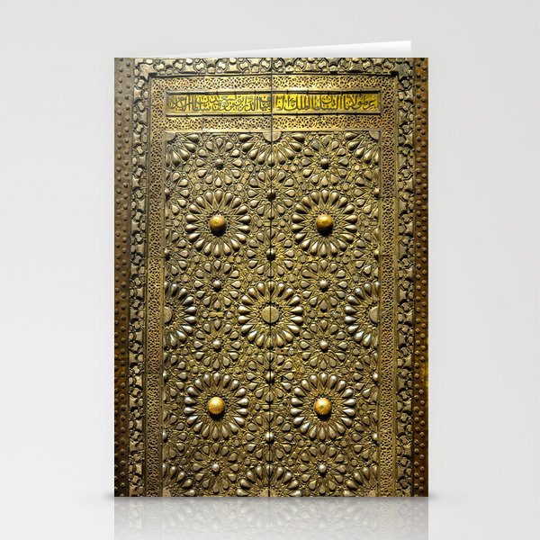Gold Kaaba Door Stationery Cards