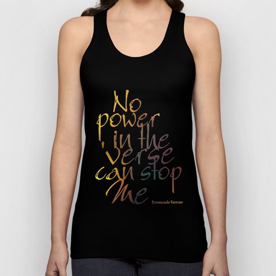 No Power in the 'Verse Unisex Tank Top
