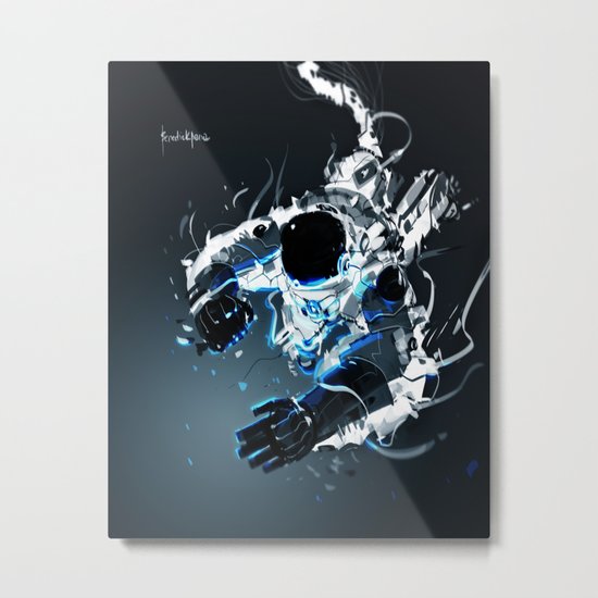 Gravity Vortex Metal Print