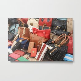 Women's Designer Handbags Metal Print | Photo 