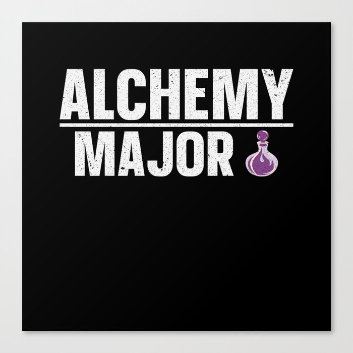 Alchemist Alchemy Major Chemistry Canvas Print