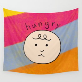 A hungry boy Wall Tapestry