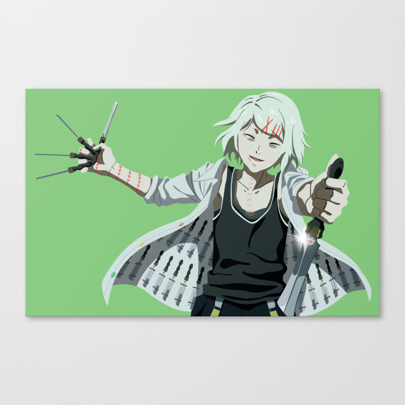 Juuzou Tokyo Ghoul Canvas Print By Ben Carter Society6