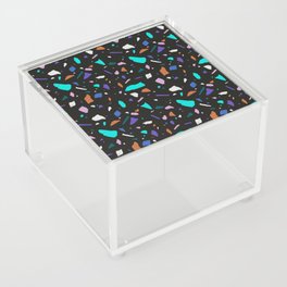 Colorful terrazzo seamless pattern  Acrylic Box