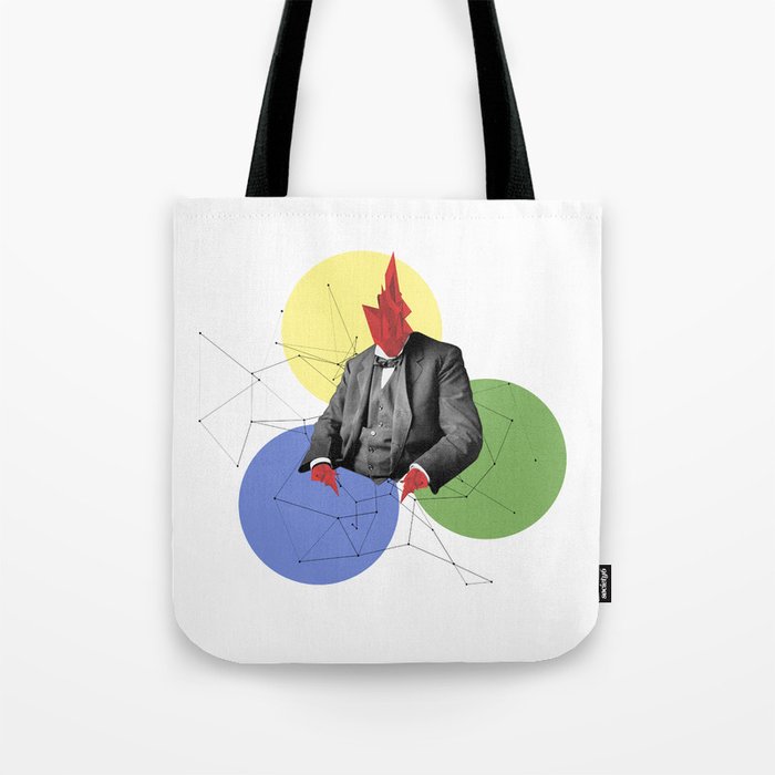 Abstract Collage Tote Bag