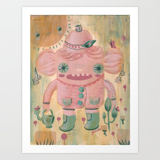 Sister nature portrait. Art Print