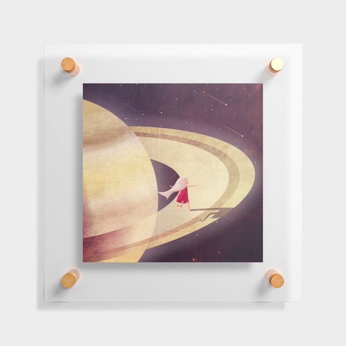 Saturn Child Floating Acrylic Print