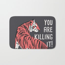 You are killing it 001 Bath Mat | Curated, Feminism, Power, Strong, Friend, Can, Riot, Message, Equality, Inspiration 