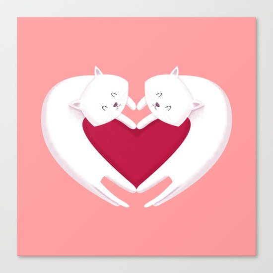 Love Cats Canvas Print