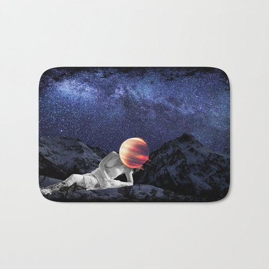 The Universe Girl Bath Mat
