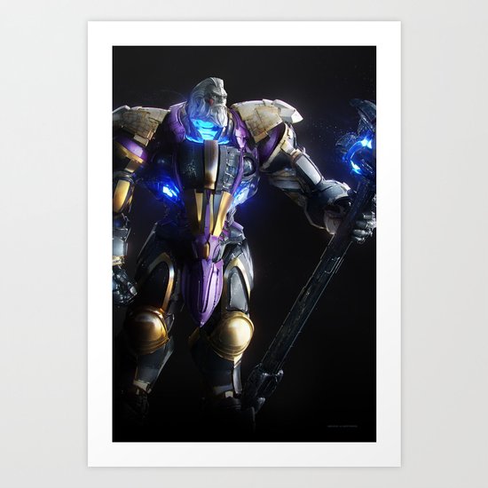 Reinhardt v1 Art Print