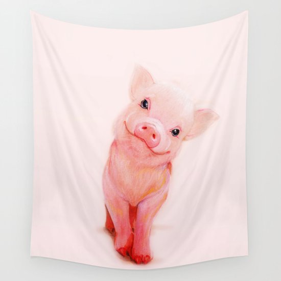 Mr. Piglet Wall Tapestry