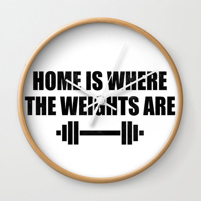 Home gym wall clock on sale