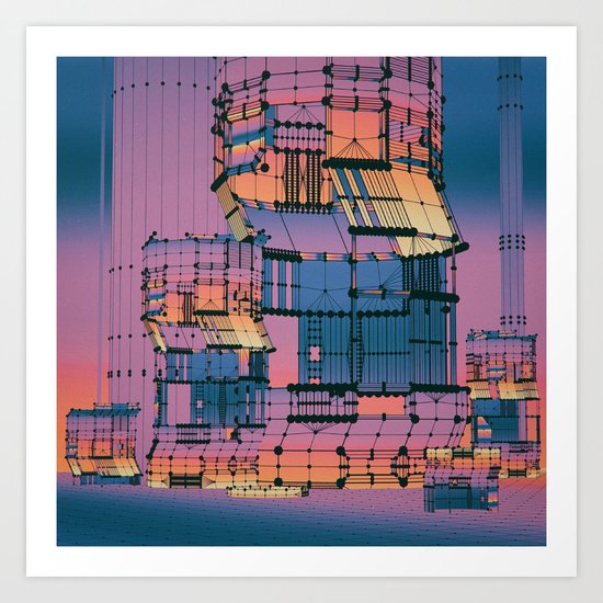 MECHANICAL TURK4 (everyday 10.08.15) Art Print