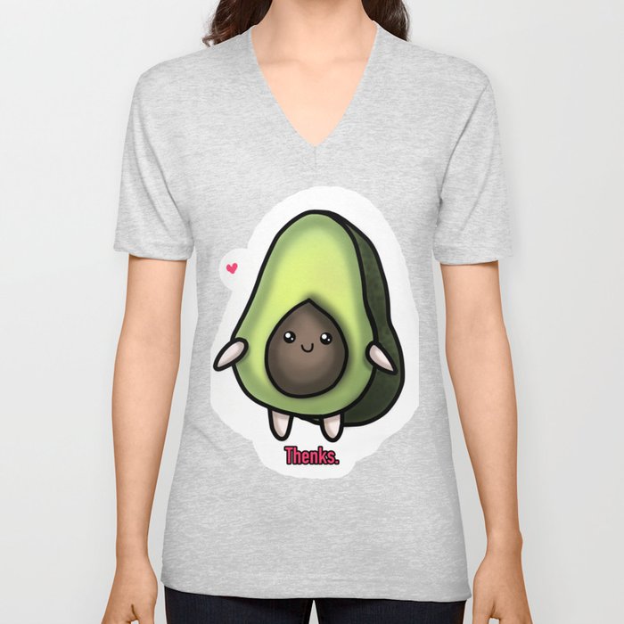 Avocado? Thenks. Cute Avocado V Neck T Shirt